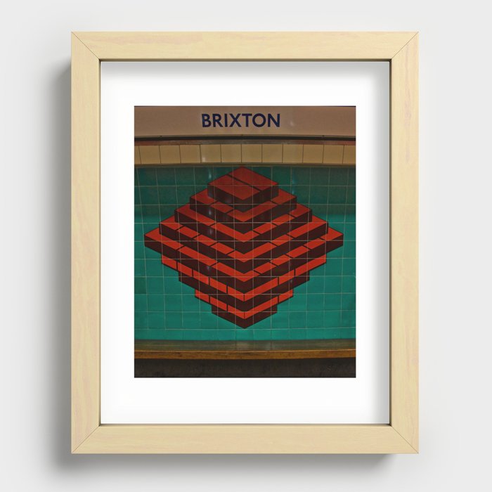 Brixton. Recessed Framed Print