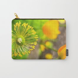 Yellow poppy and stamen Carry-All Pouch