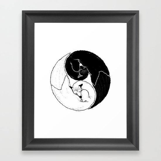 The Tao of Fox Framed Art Print