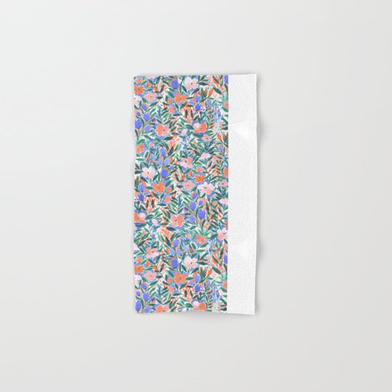 Nonchalant Coral Hand & Bath Towel