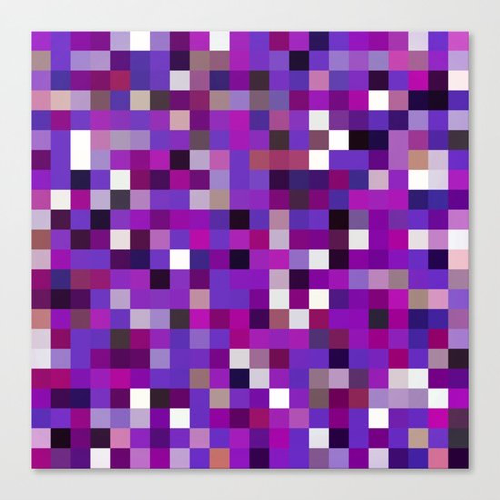 Pixel Painting Canvas Print