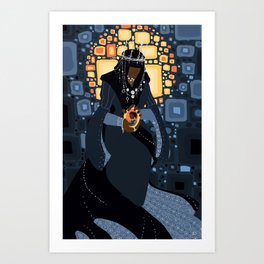 The Queen of the Night Art Print
