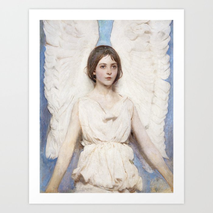 Angel Abbott Handerson Thayer Vintage Art Print