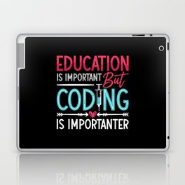 Medical Coder Education Is Important ICD Coding Laptop Skin