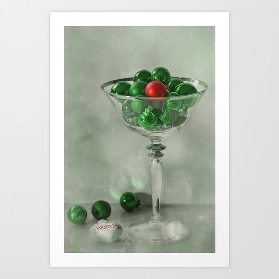 the red bauble Art Print