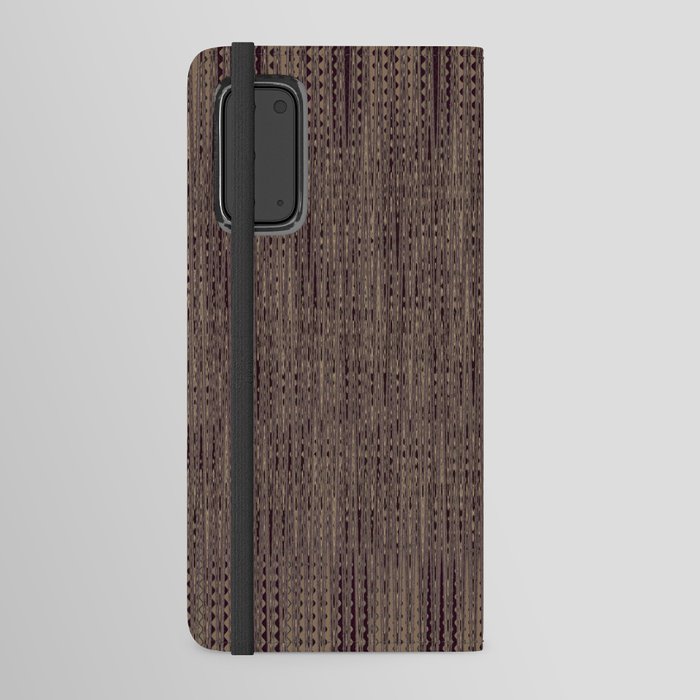 Brown Distressed Pattern Android Wallet Case