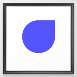 Pthalo Blue Framed Art Print