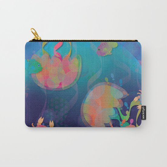 Neon Underwater Party Carry-All Pouch