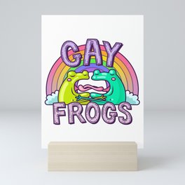 Gay Frogs Mini Art Print