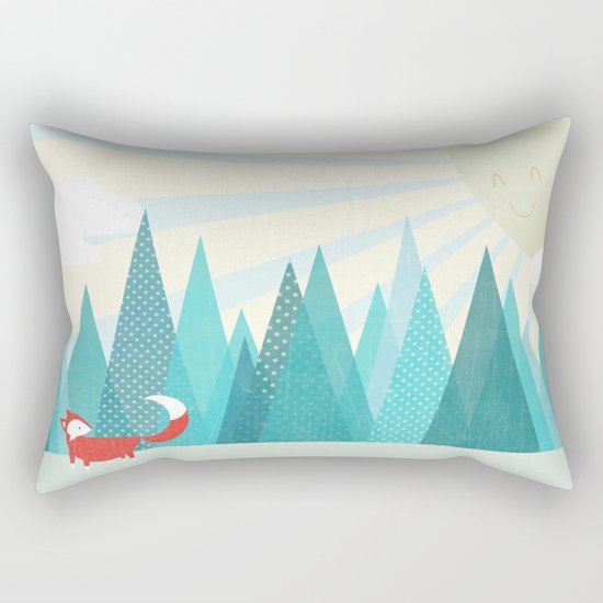 Winter's Over Rectangular Pillow