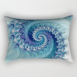 Sound of Seashell - Fractal Art Rectangular Pillow