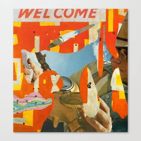 Welcome Surveyor Canvas Print