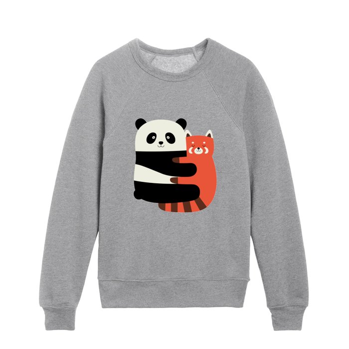 Panda Hugs Kids Crewneck