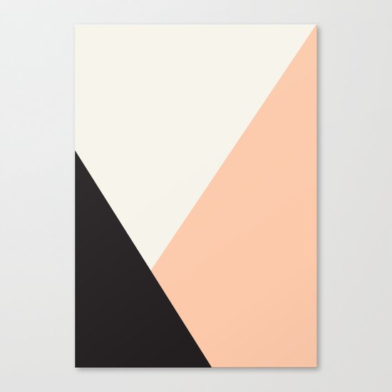 Getting Blocky Dark Canvas Print