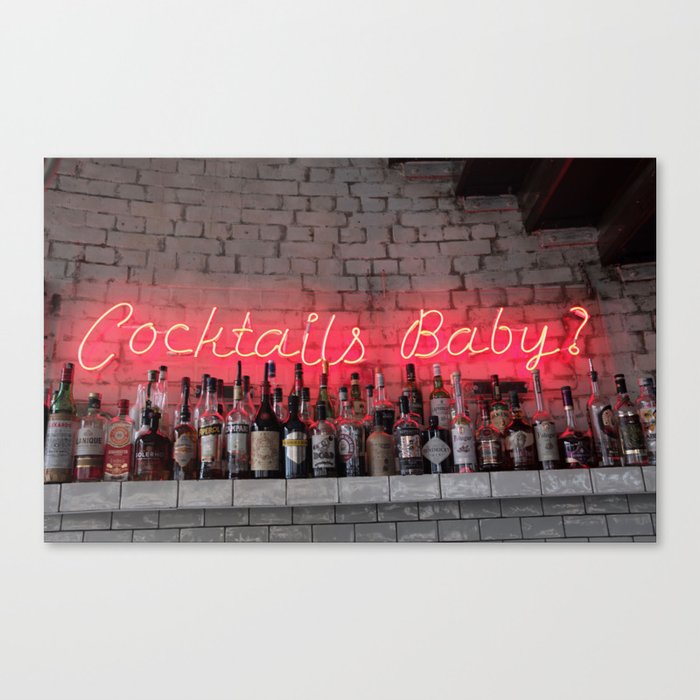 Cocktails baby Canvas Print