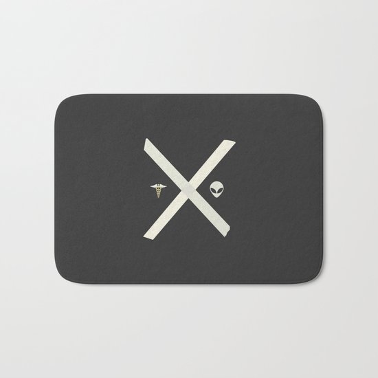 Mulder and Scully Bath Mat