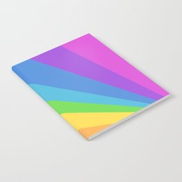 Rainbow Emerging Rays Notebook