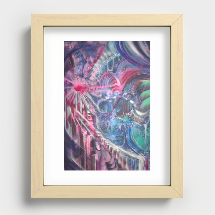 Tropical Midnight Recessed Framed Print