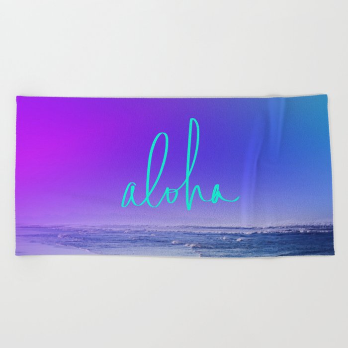 Aloha Beach Towel By Floresimagespdx Society6 Aloha Beach Towel By Floresimagespdx