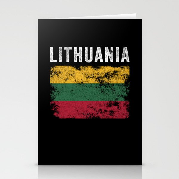 Lithuania Flag Vintage - Lithuanian Flag Stationery Cards