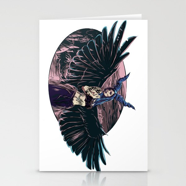 Riae Suicide Vector Illustration Stationery Cards