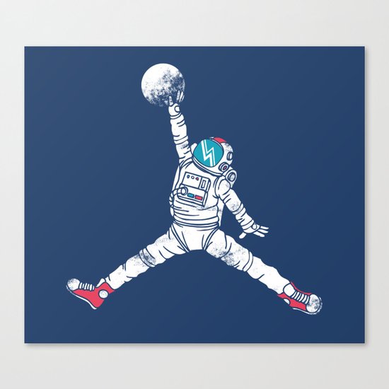 Space dunk Canvas Print