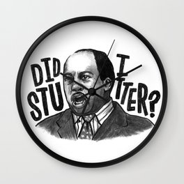 Stanley | Office Wall Clock | Office, Lettering, Ink, Typography, Handlettering, Drawing, Inktober, Quote, Tv, Inkdrawing 