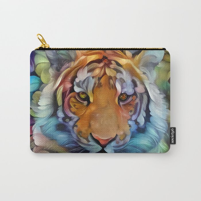 Painted Tiger Carry-All Pouch