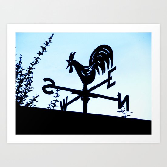 Which direction, please? Art Print