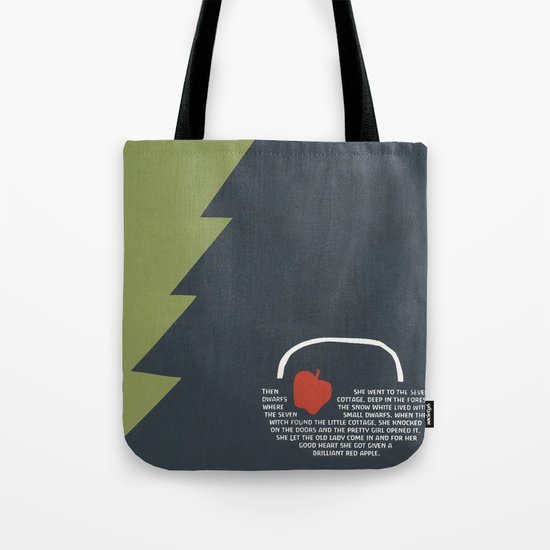 red apple Tote Bag