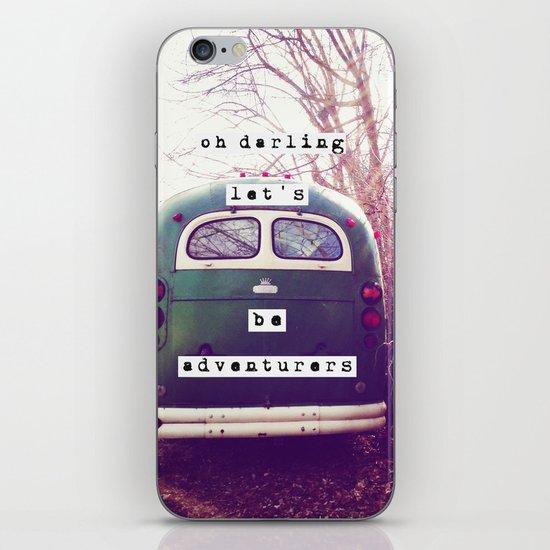 oh darling, let's be adventurers iPhone & iPod Skin