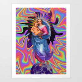 Cosmic Madonna Art Print