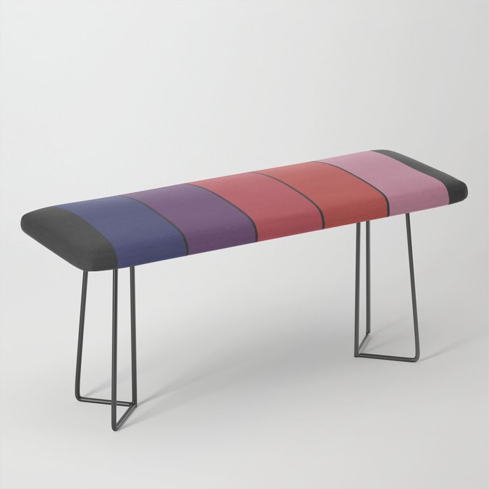 Five Colors and Black Bench