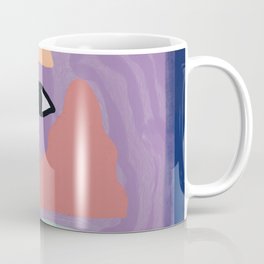 Purple cut out totem Mug