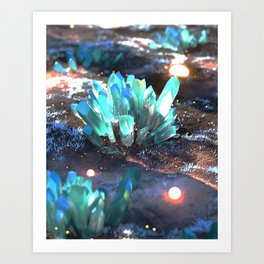 Crystallized Art Print