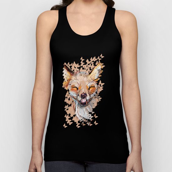 Happy Fox Unisex Tank Top