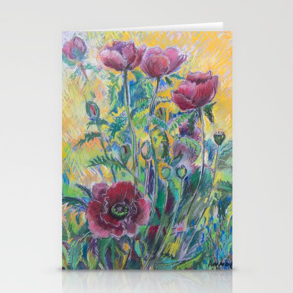 Poppies Stationery Cards