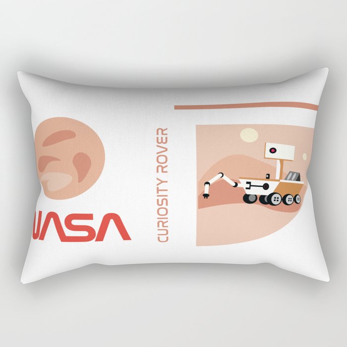 NASA 20x20 ROVER Rectangular Pillow
