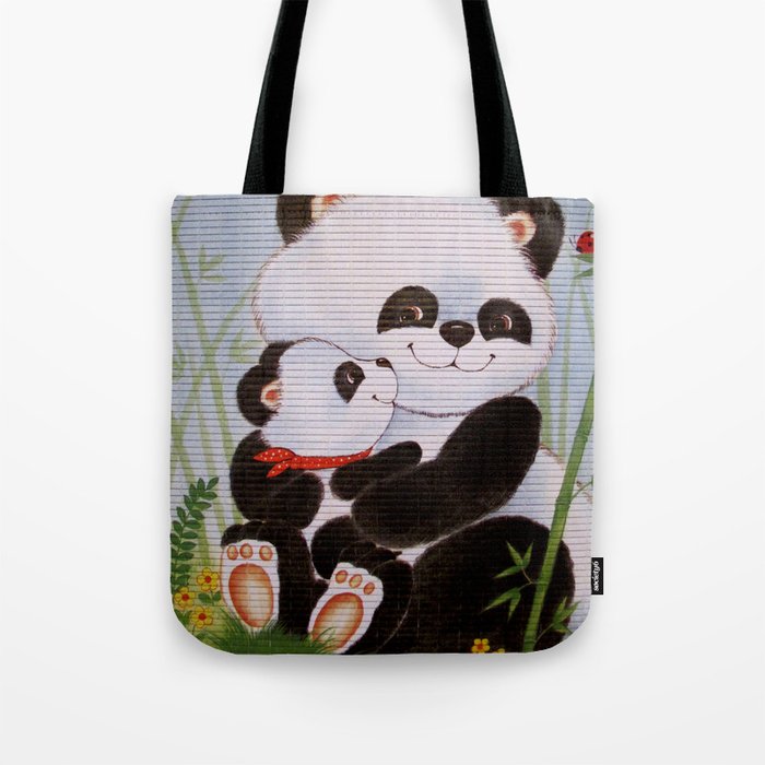 Panda Love Tote Bag
