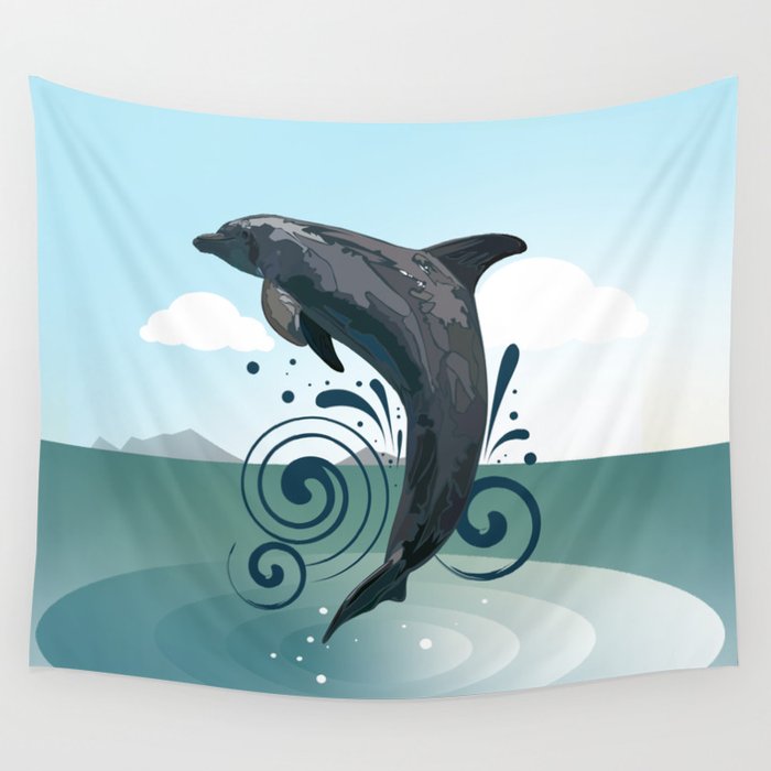 Dolphin Wall Tapestry