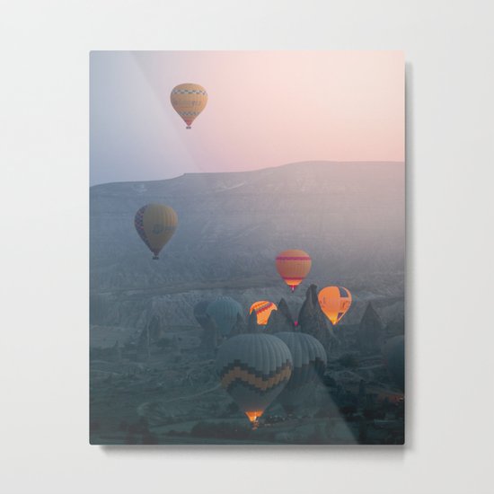 Balloons over Cappadocia Metal Print