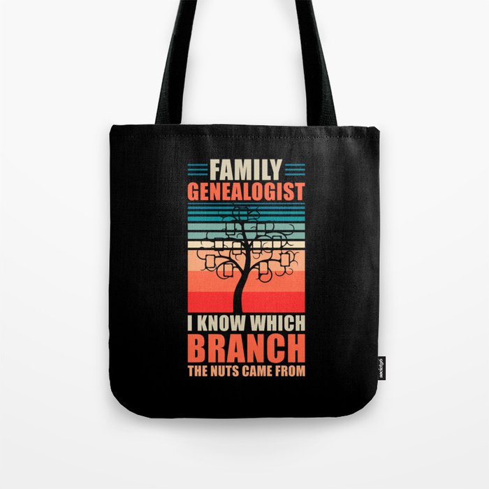 Family Genealogist Tote Bag