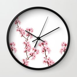 Cherry Blossoms Wall Clock