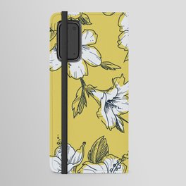 Eclectic Bouquet - Yellow Contemporary Drawing Android Wallet Case