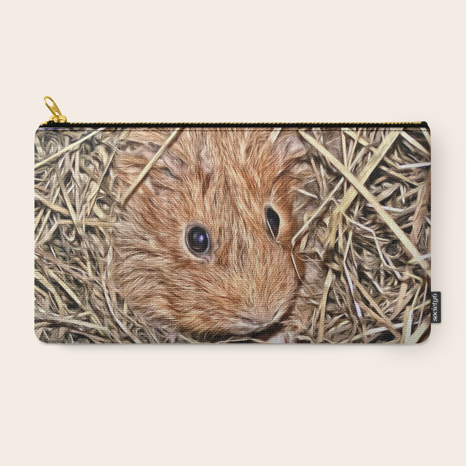 Painted Guinea Pig Baby Carry All Pouch By Jamcolorsspecial Society6