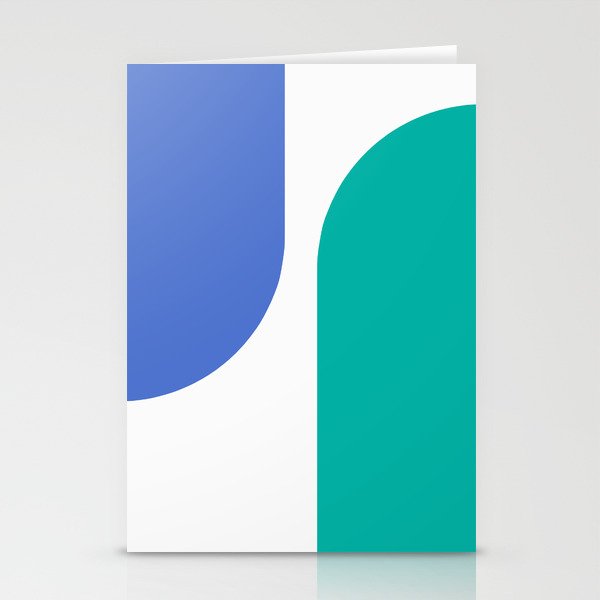 Modern Minimal Arch Abstract XLIX Stationery Cards