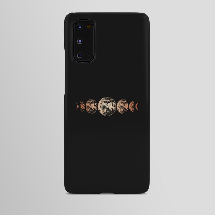 Moon Full Moon Lunar Phases Space Android Case