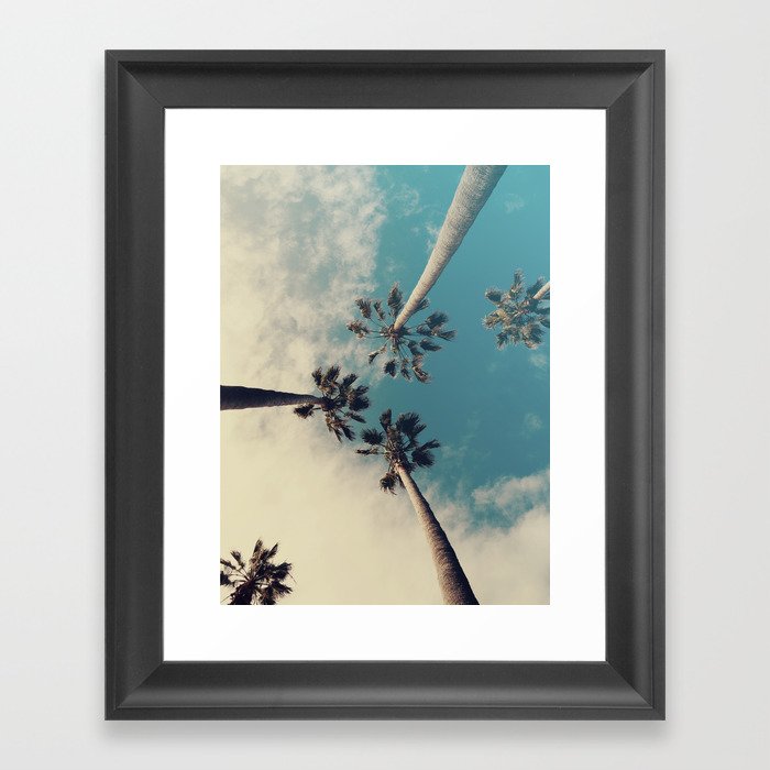 Palm tree, Tropical decor Framed Art Print