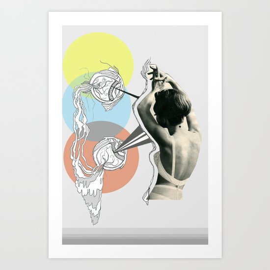 fish eye Art Print