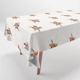 Cowboy Claus - White Tablecloth